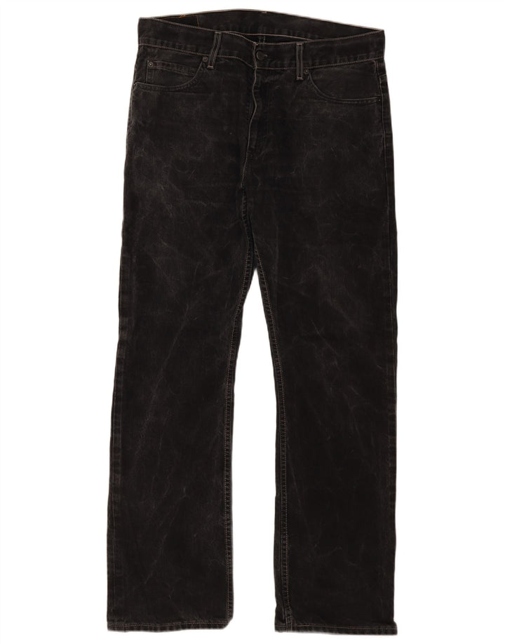 Levi's Mens 506 Straight Jeans W36 L32 Black