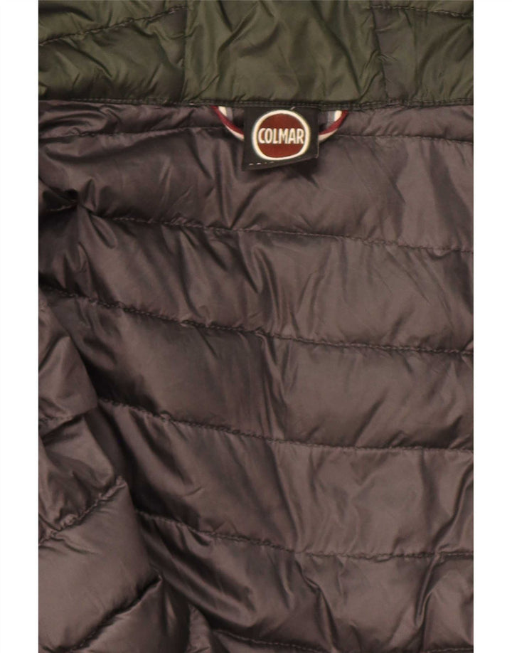 Colmar Womens Hooded Padded Jacket IT 42 Medium Green