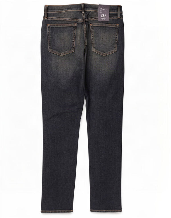 Gap Mens Stretch Slim Jeans W34 L32 Blue Cotton
