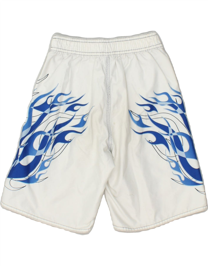 OLD NAVY Boys Graphic Swimming Shorts 6-7 Years Small White Nylon | Vintage Old Navy | Thrift | Second-Hand Old Navy | Used Clothing | Messina Hembry 
