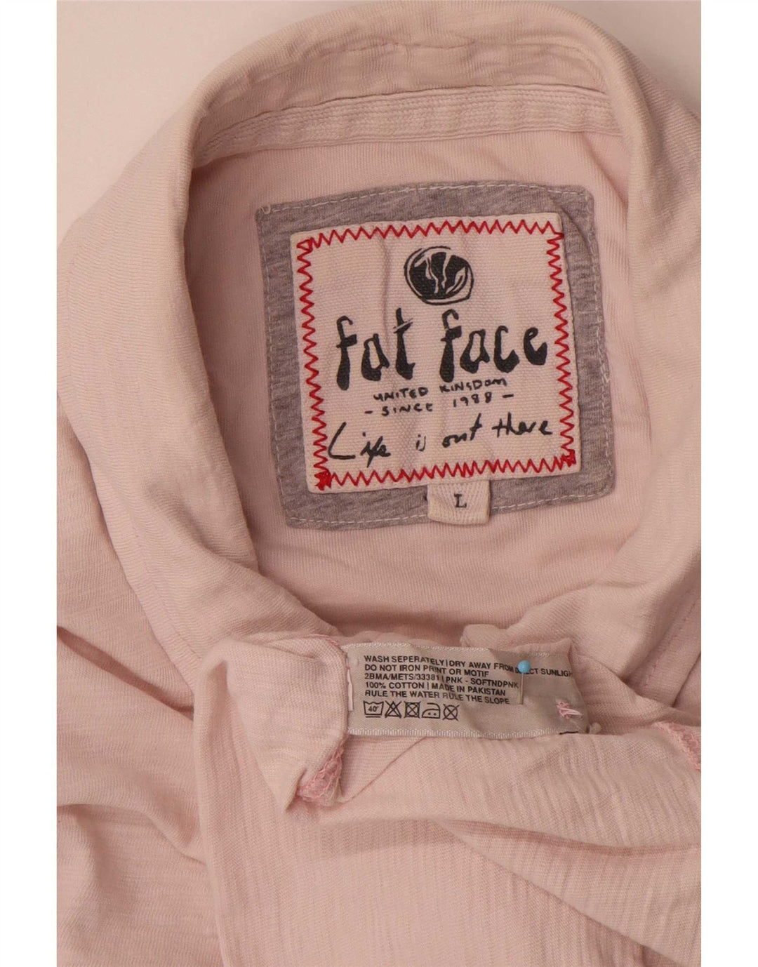 Fat Face Mens Polo Shirt Large Pink