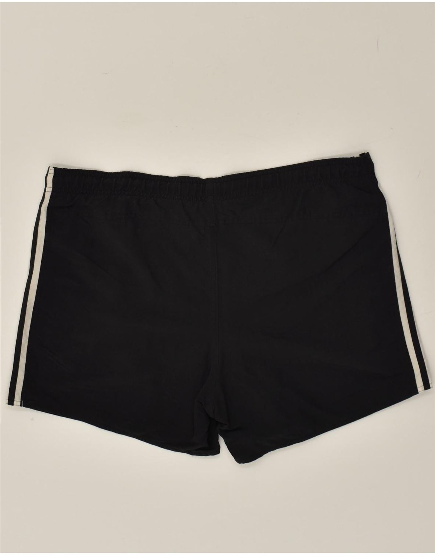 ADIDAS Mens Sport Shorts Large Black Nylon, Vintage & Second-Hand Clothing  Online