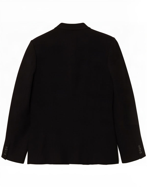 Laura Ashley Womens 1 Button Blazer Jacket UK 8 Small Black Viscose
