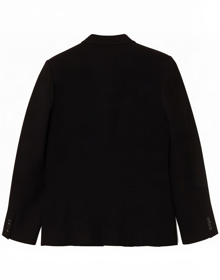 Laura Ashley Womens 1 Button Blazer Jacket UK 8 Small Black Viscose