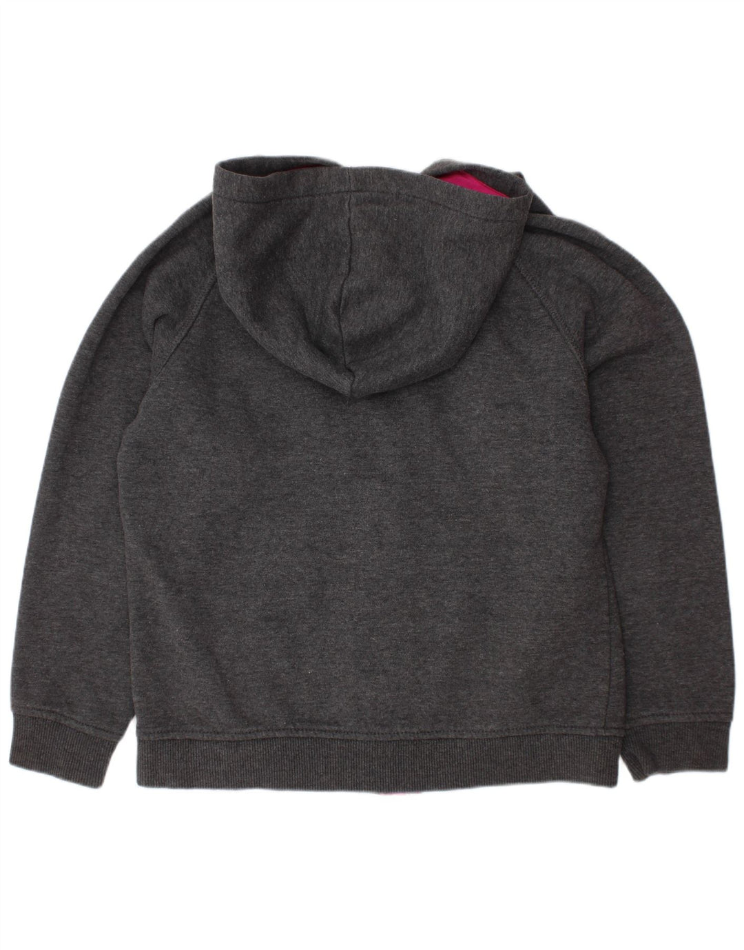 CANTERBURY Girls Zip Hoodie Sweater 7-8 Years Grey