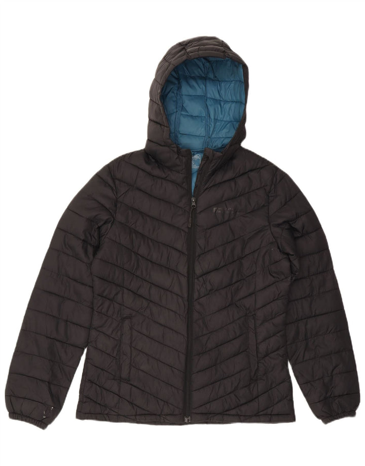 Mountain Warehouse Womens Hooded Padded Jacket UK 10 Small Black