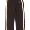 Nike Womens Tracksuit Trousers US 8/10 Medium Black Colourblock Polyester