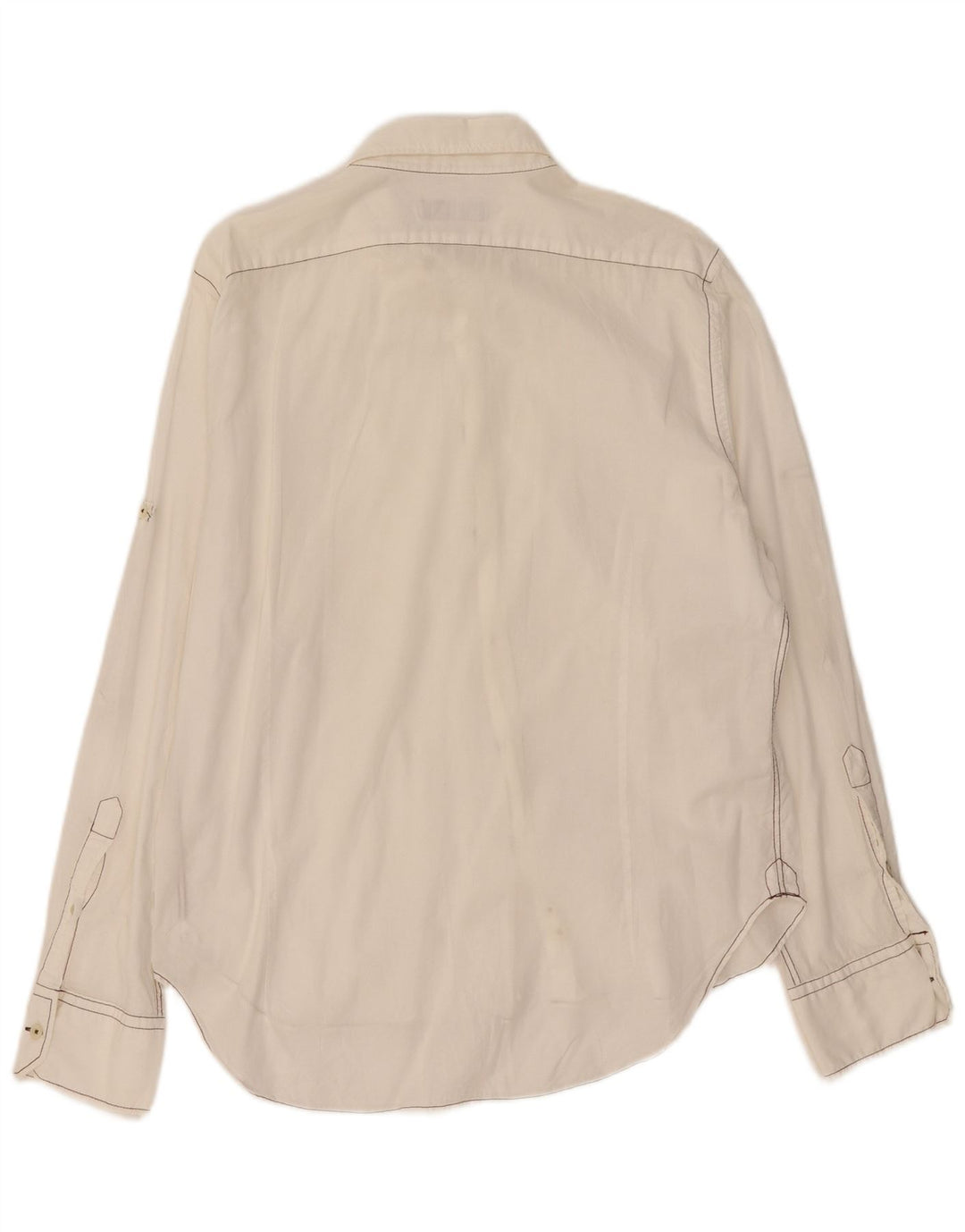 Zara Mens Shirt XL White Cotton