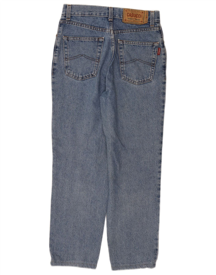 CASUCCI Womens Crop Loose Jeans W28 L24 Blue
