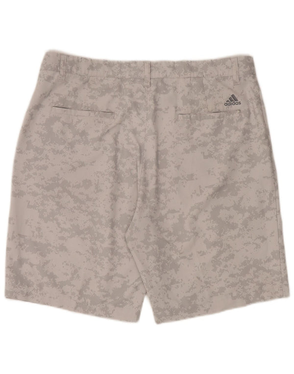 Adidas Mens Sport Shorts Large Grey Camouflage Polyester