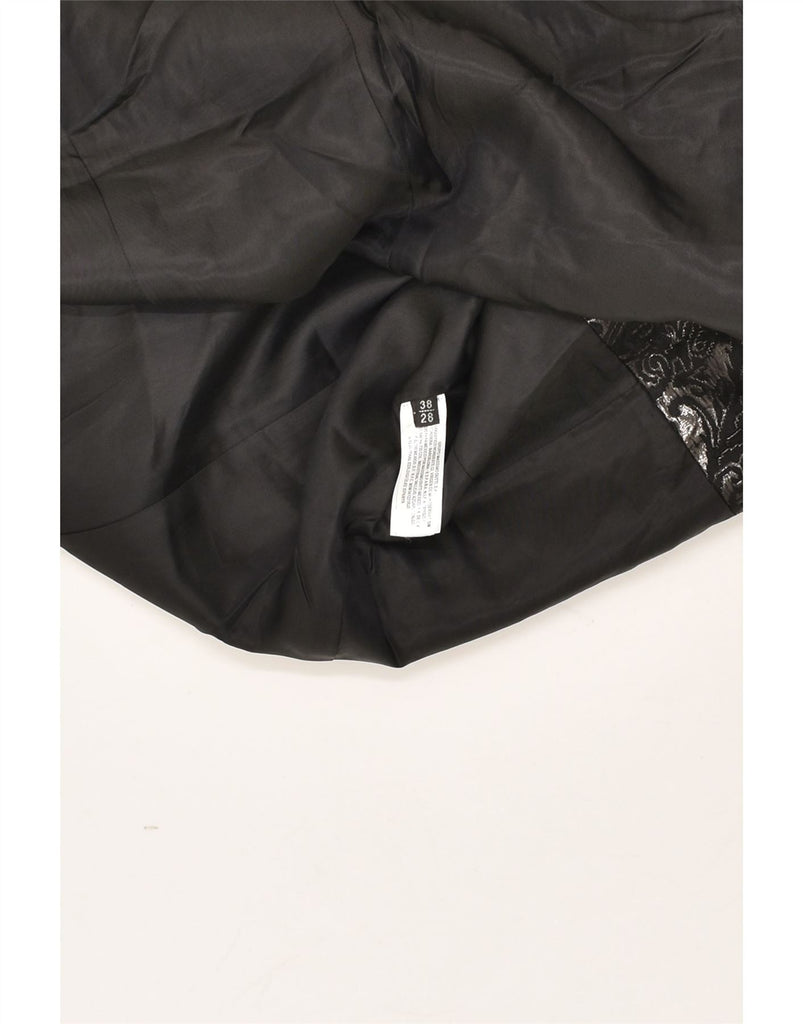 MASSIMO DUTTI Womens Overcoat EU 38 Medium Silver Paisley Acetate | Vintage Massimo Dutti | Thrift | Second-Hand Massimo Dutti | Used Clothing | Messina Hembry 