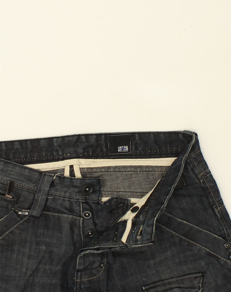 JACK & JONES Mens Straight Jeans W30 L29  Navy Blue Cotton | Vintage Jack & Jones | Thrift | Second-Hand Jack & Jones | Used Clothing | Messina Hembry 