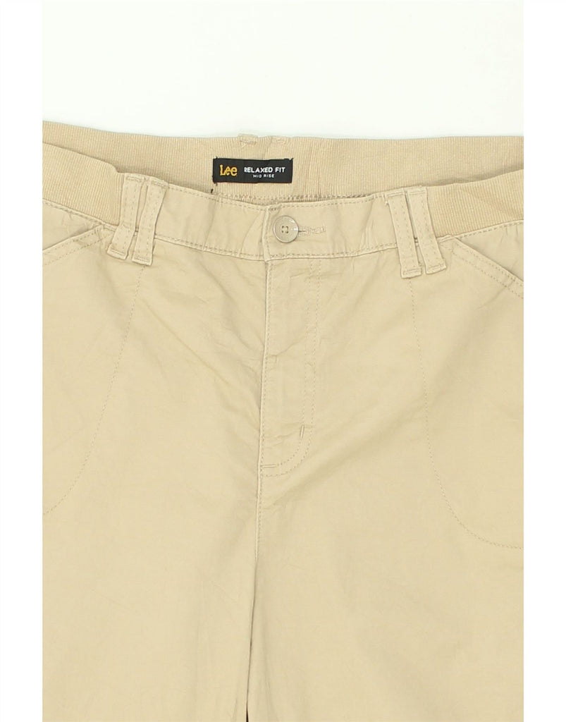 LEE Mens Mid Rise Relaxed Fit Cargo Shorts W38 XL Beige | Vintage Lee | Thrift | Second-Hand Lee | Used Clothing | Messina Hembry 