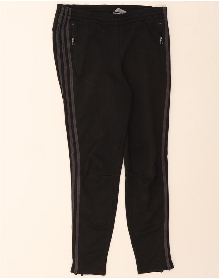 ADIDAS Womens Tracksuit Trousers UK 4/6 XS Black Polyester Vintage Adidas and Second-Hand Adidas from Messina Hembry 