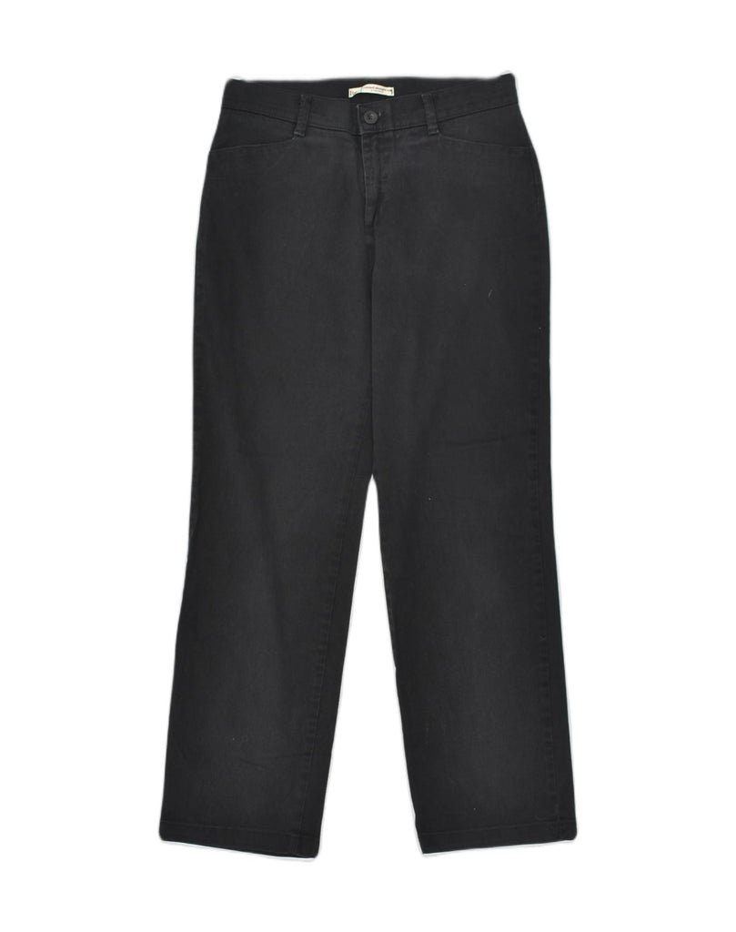 LEE Womens Straight Fit Relaxed Fit Straight Casual Trousers US 10 Medium W32 L31 Black | Vintage Lee | Thrift | Second-Hand Lee | Used Clothing | Messina Hembry 