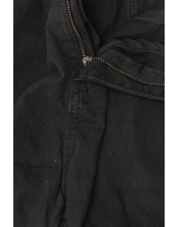 Pierre Cardin Mens Regular Fit Chino Shorts Medium W32  Black Cotton