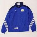 ADIDAS Boys Graphic Tracksuit Top Jacket 11-12 Years Large Blue Vintage Adidas and Second-Hand Adidas from Messina Hembry 