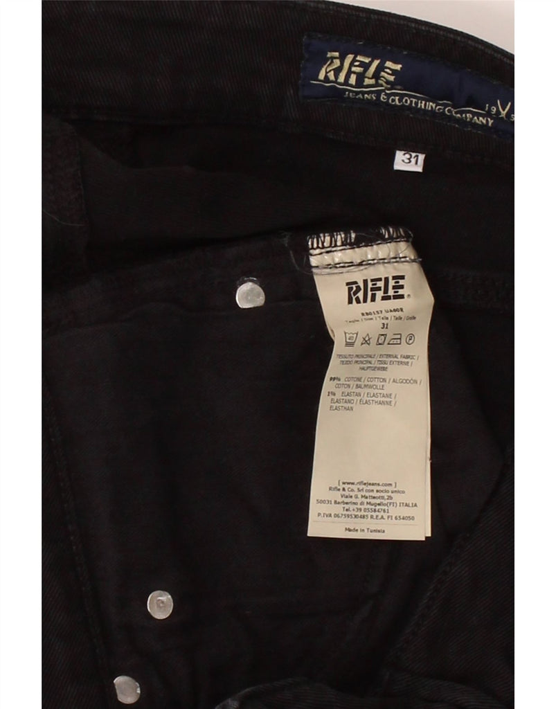 RIFLE Womens Sophie Slim Jeans W31 L31 Black Cotton Vintage Rifle and Second-Hand Rifle from Messina Hembry 