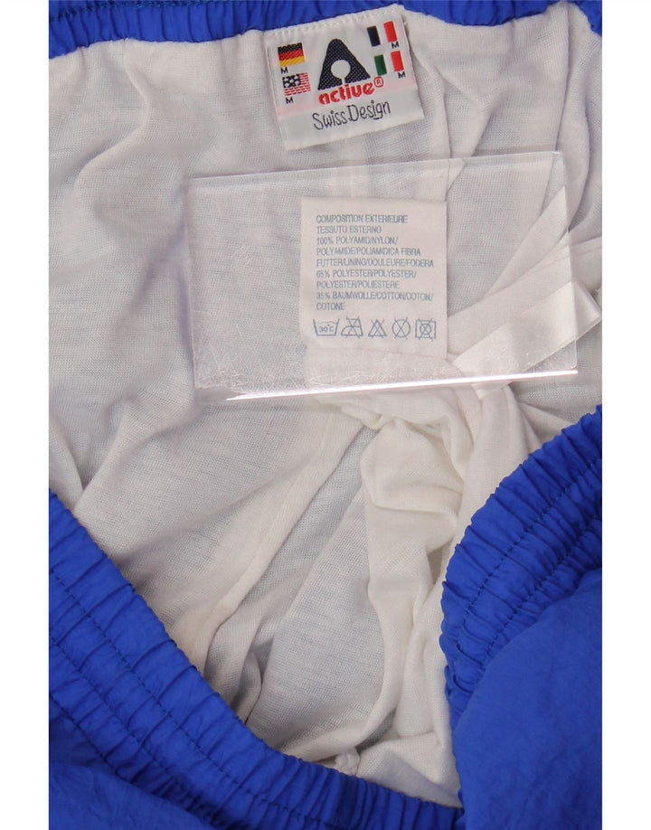 ACTIVE Womens Tracksuit Trousers Joggers UK 14 Medium  Blue Polyamide