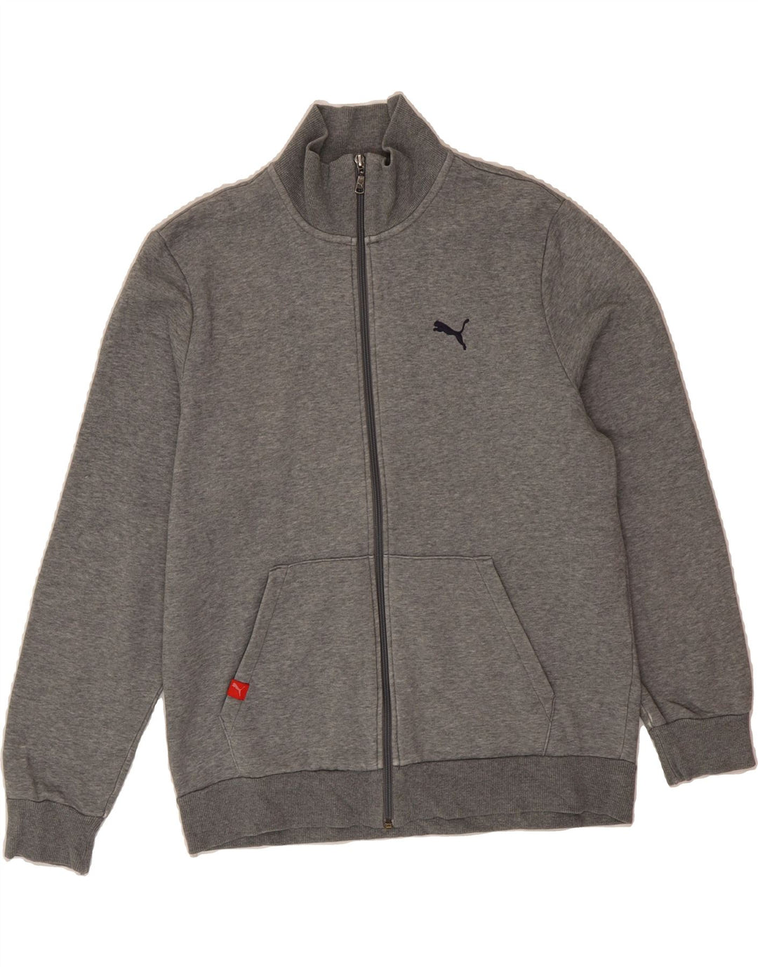 PUMA Mens Tracksuit Top Jacket Medium Grey Vintage Puma and Second-Hand Puma from Messina Hembry 