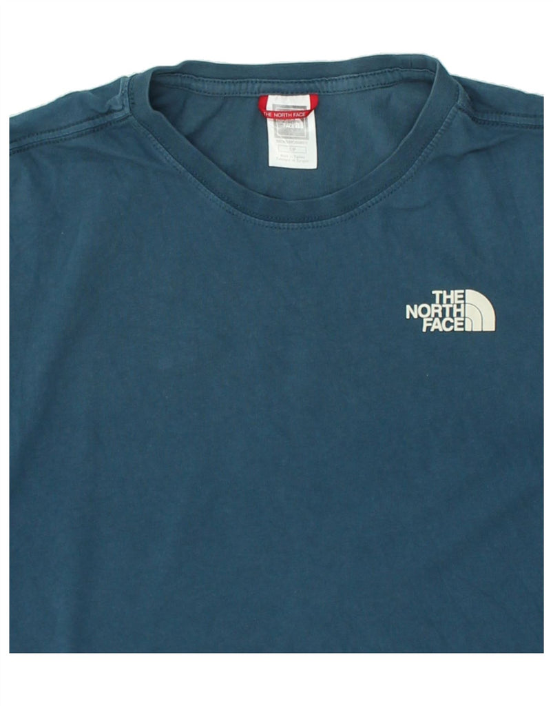 THE NORTH FACE Mens Graphic T-Shirt Top Small Blue Cotton | Vintage The North Face | Thrift | Second-Hand The North Face | Used Clothing | Messina Hembry 