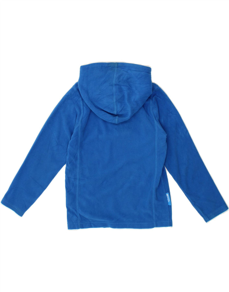 MOUNTAIN WAREHOUSE Boys Fleece Hoodie Jumper 9-10 Years Blue Polyester Vintage Mountain Warehouse and Second-Hand Mountain Warehouse from Messina Hembry 