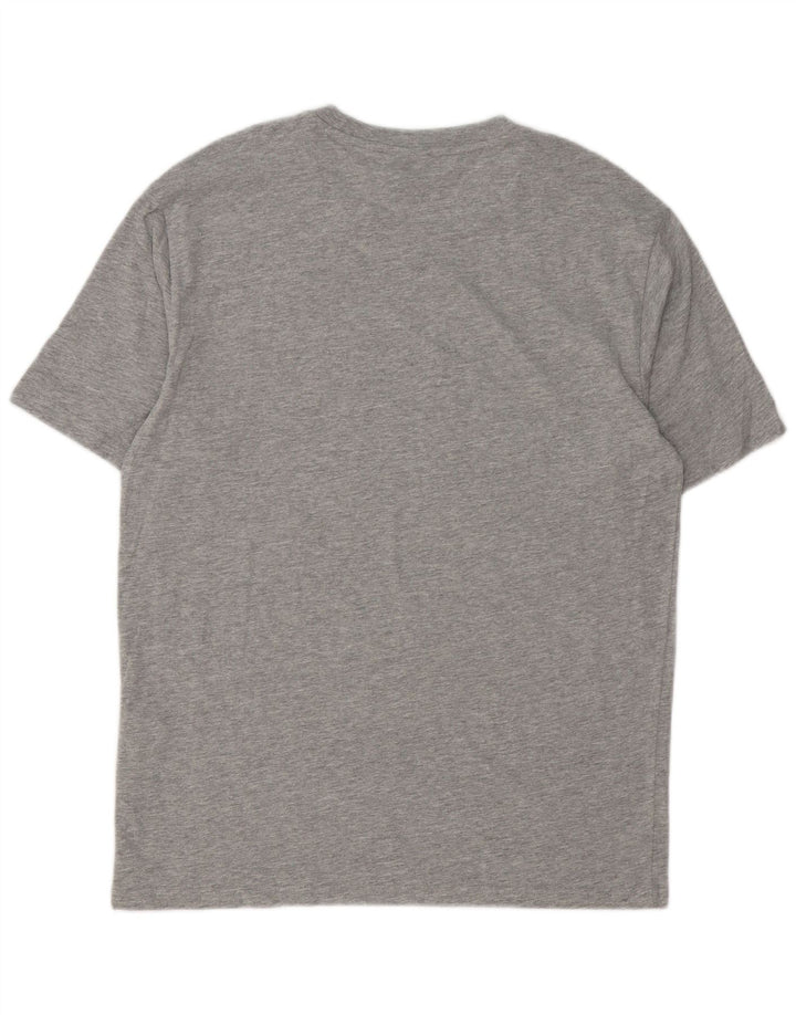 CHAMPION Mens T-Shirt Top Medium Grey Flecked Cotton