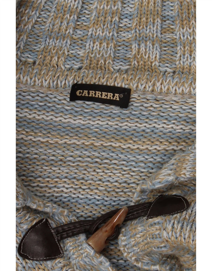 Carrera Womens Cardigan Sweater UK 18 XL Multicoloured Pinstripe
