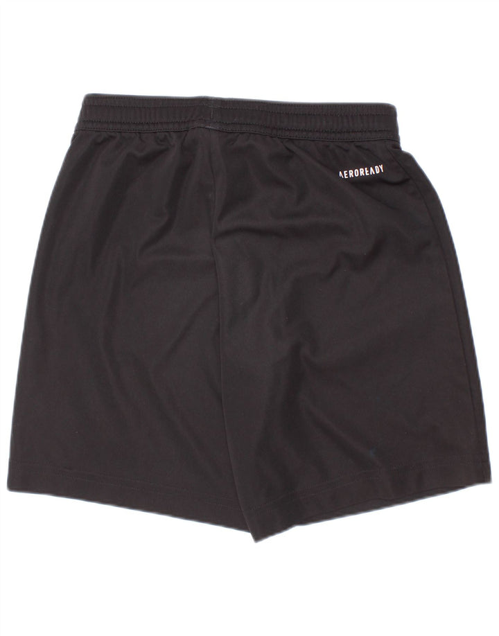 Adidas Boys Aeroready Sport Shorts 7-8 Years Black Polyester