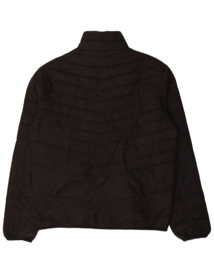 Jack & Jones Mens Padded Jacket UK 40 Large Black Polyester