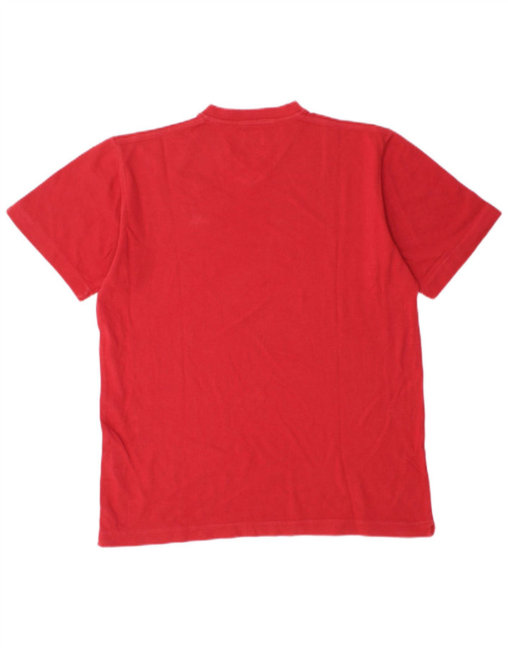 Kappa Mens T-Shirt Top Small Red Cotton