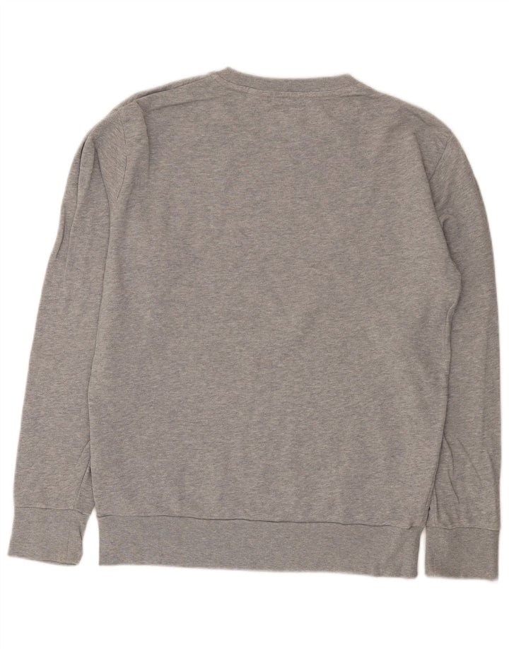 Levi's Mens Graphic Sweatshirt Jumper Small Grey Cotton