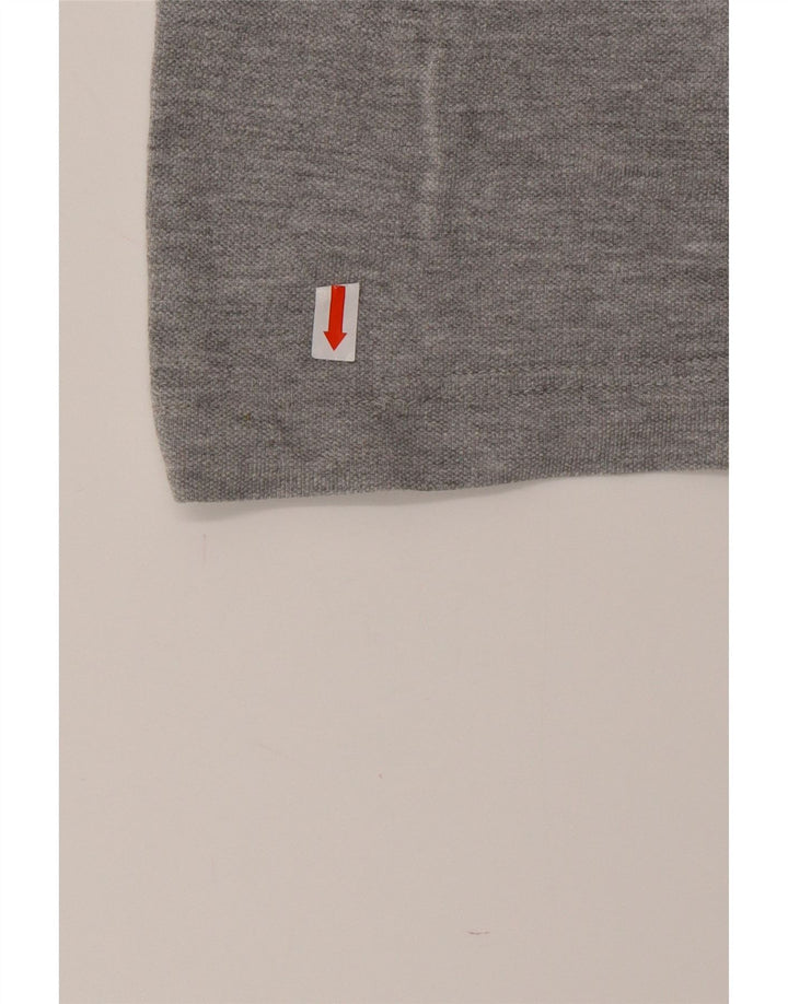 KAPPA Mens Polo Shirt Medium Grey Cotton