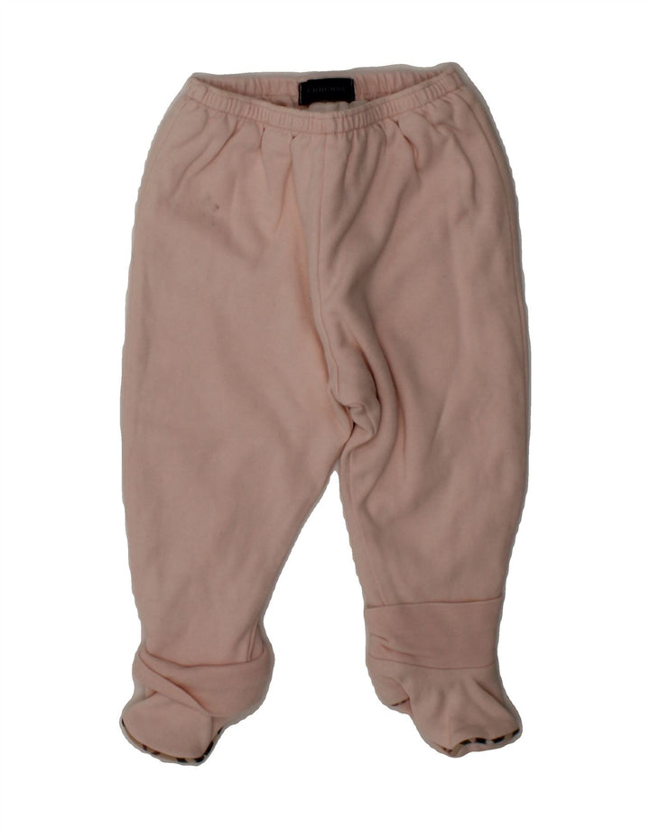 BURBERRY Baby Girls Joggers Trousers 6-9 Months  Pink Vintage Burberry and Second-Hand Burberry from Messina Hembry 