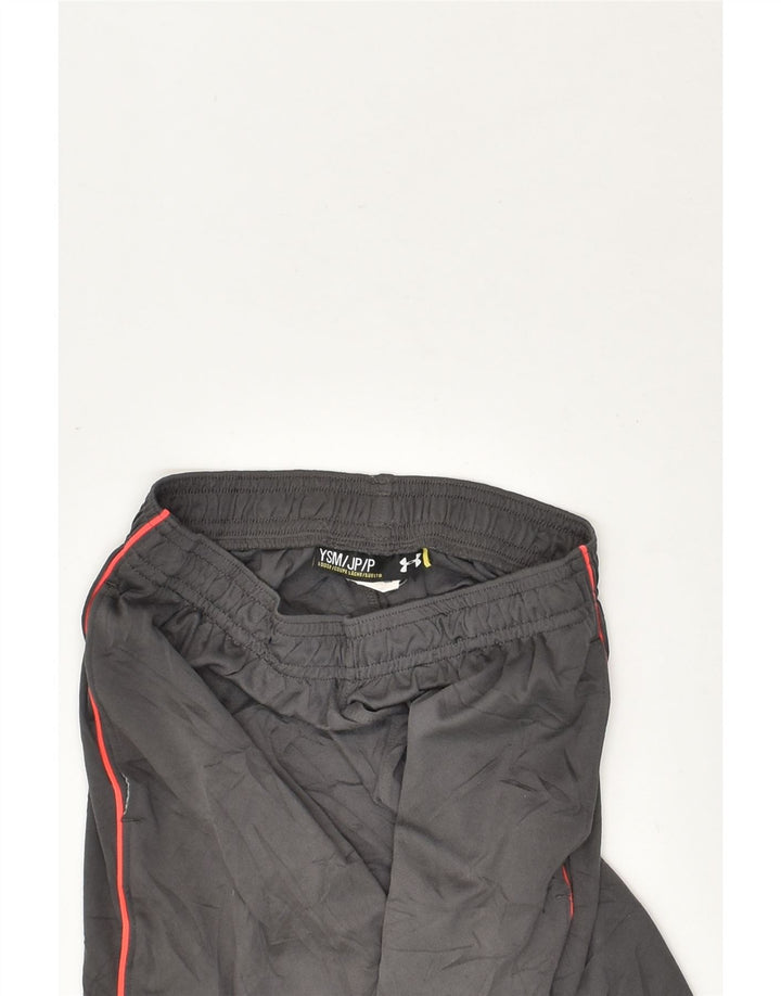 UNDER ARMOUR Girls Graphic Sport Shorts 7-8 Years Small Grey Polyester | Vintage Under Armour | Thrift | Second-Hand Under Armour | Used Clothing | Messina Hembry 