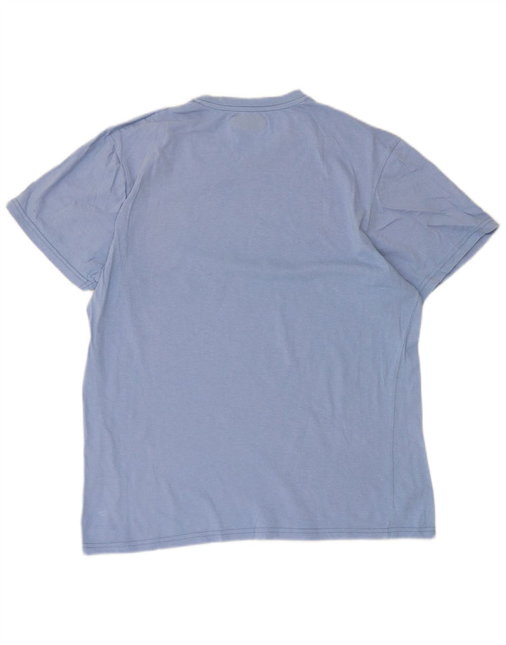 Kappa Womens Graphic T-Shirt Top UK 14 Medium Blue