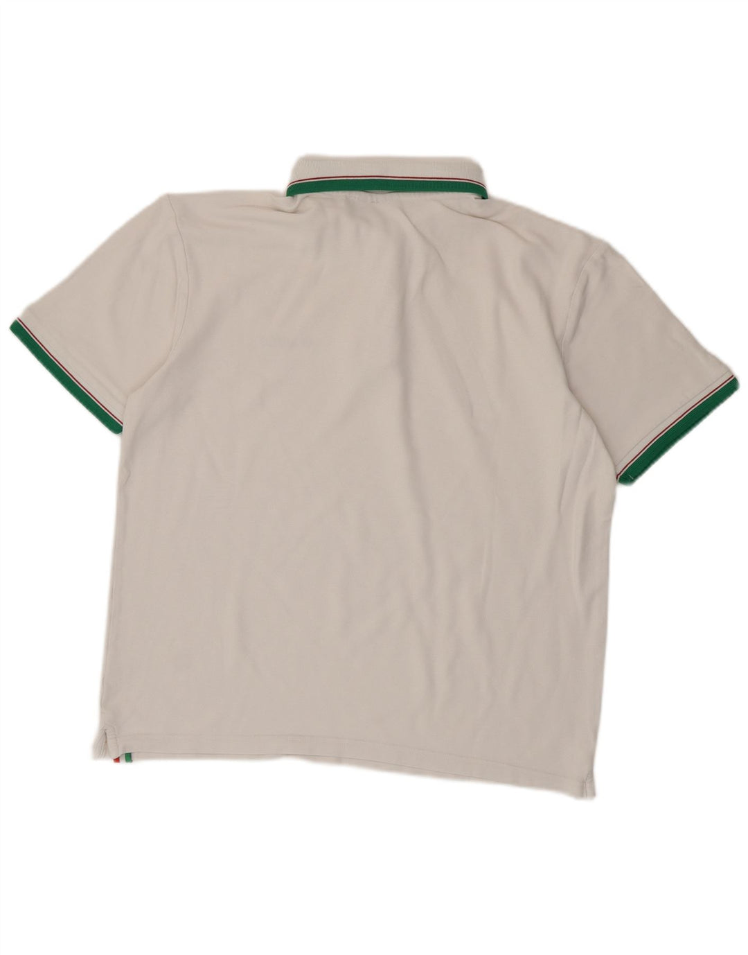 Lotto Mens Polo Shirt Large White Cotton