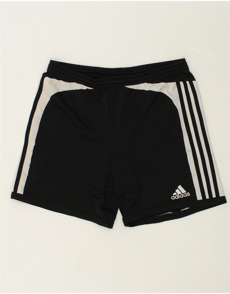 ADIDAS Mens Climalite Graphic Sport Shorts Medium Black Colourblock | Vintage Adidas | Thrift | Second-Hand Adidas | Used Clothing | Messina Hembry 