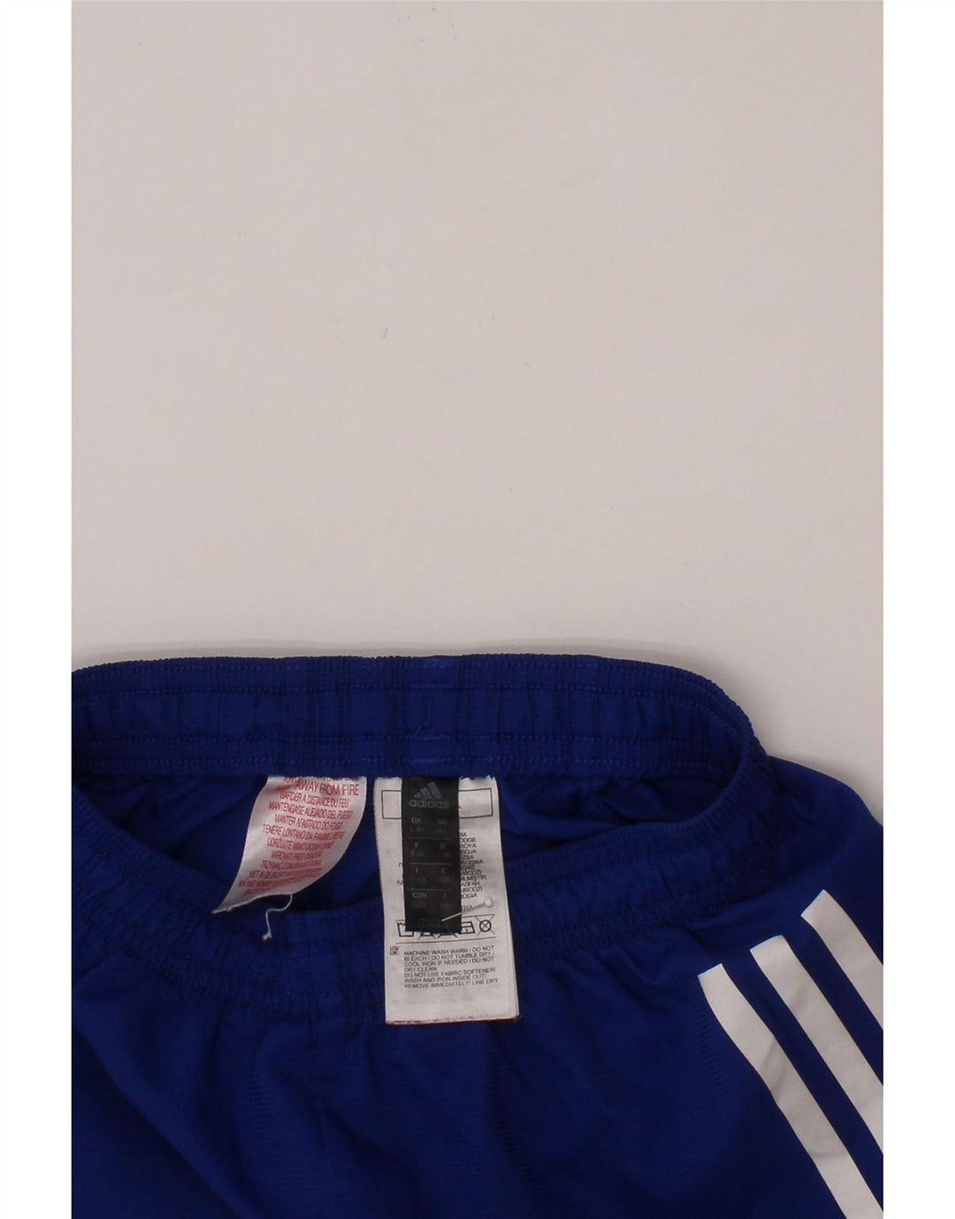 ADIDAS Boys Aeroready Sport Shorts 7-8 Years  Blue Polyester