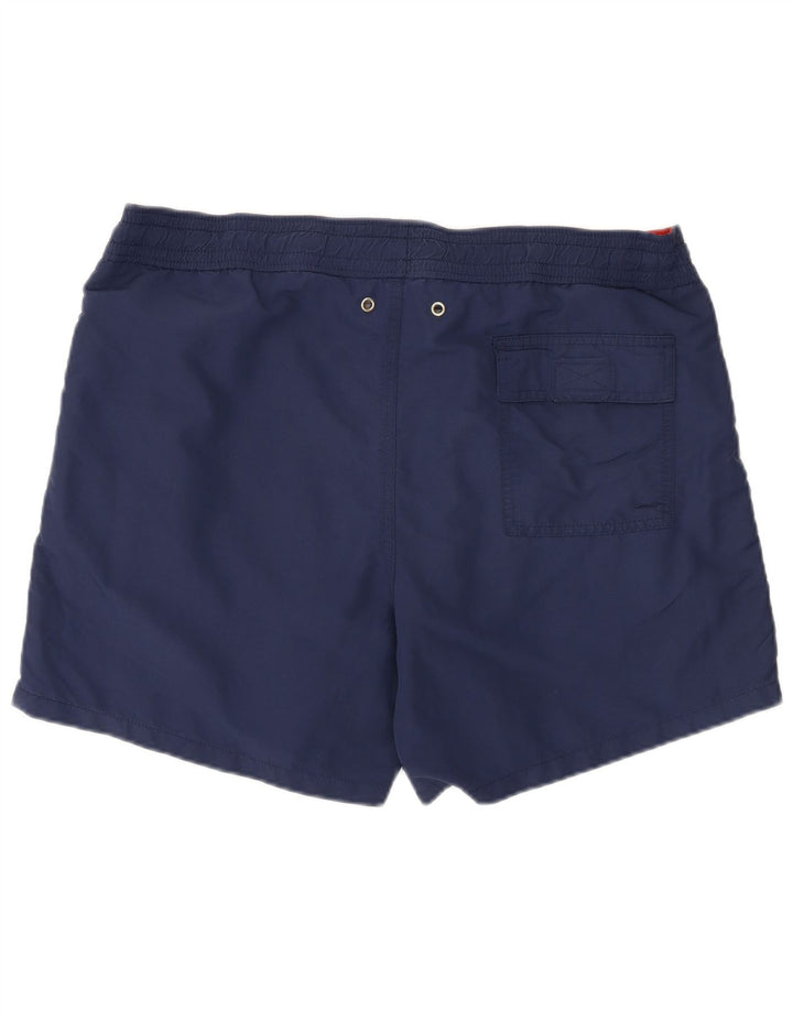 Polo Ralph Lauren Mens Swimming Shorts Medium Navy Blue Nylon