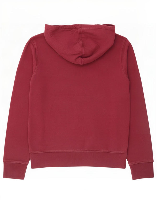Jack & Jones Mens Graphic Hoodie Jumper Medium Burgundy