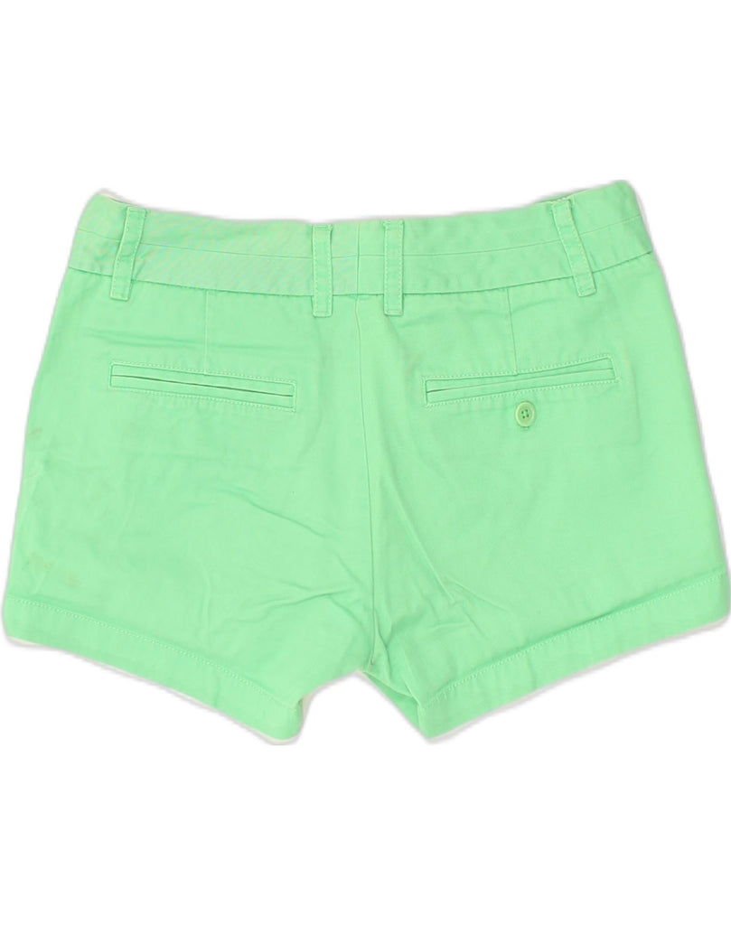 J. CREW Womens Chino Shorts US 2 XS W31 Green Cotton | Vintage J. Crew | Thrift | Second-Hand J. Crew | Used Clothing | Messina Hembry 