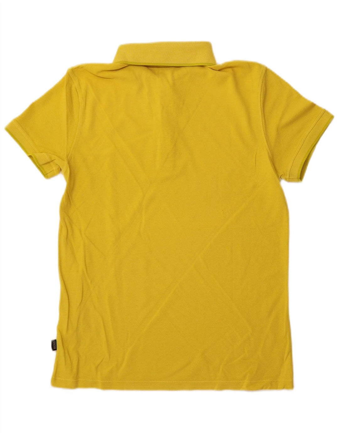 HUGO BOSS Mens Slim Fit Polo Shirt Small Yellow Cotton