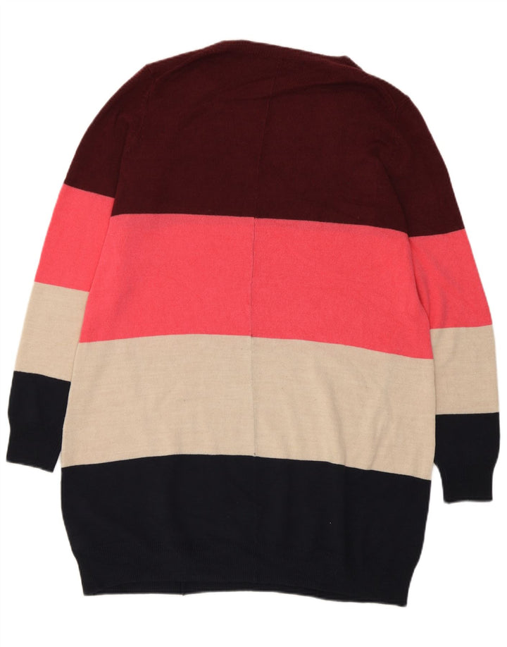 Marks & Spencer Womens V-Neck Jumper Sweater UK 6 XS Multicoloured