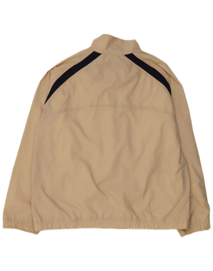 Nike Mens Tracksuit Top Jacket UK 47/48 2XL Beige Colourblock Polyester