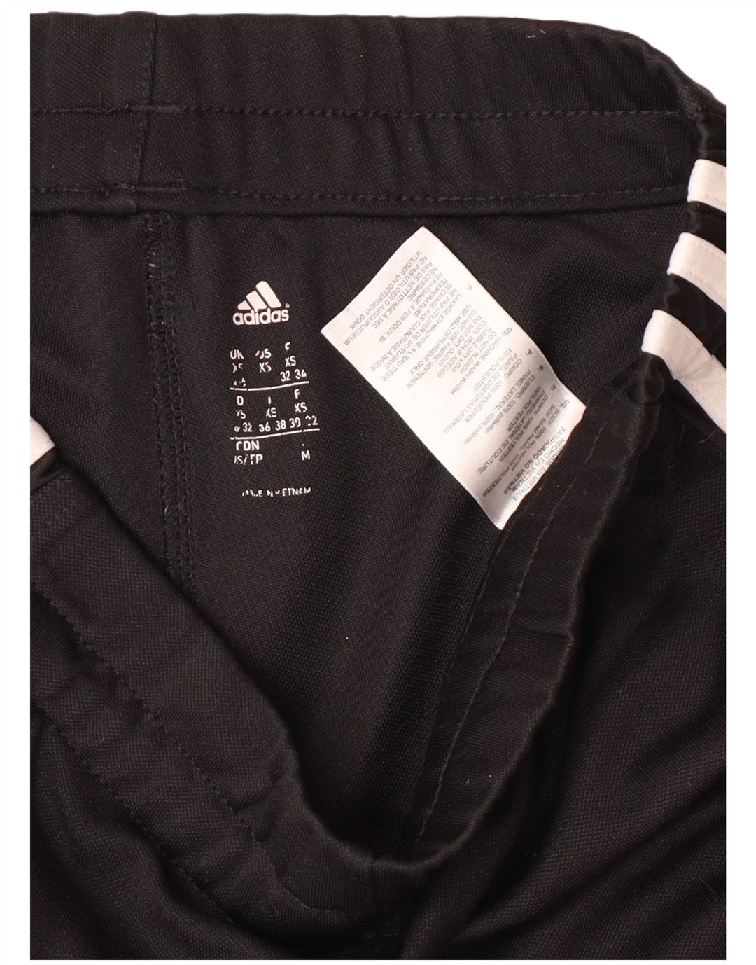 Adidas Womens Climalite Tracksuit Trousers UK 4/6 XS Black Polyester