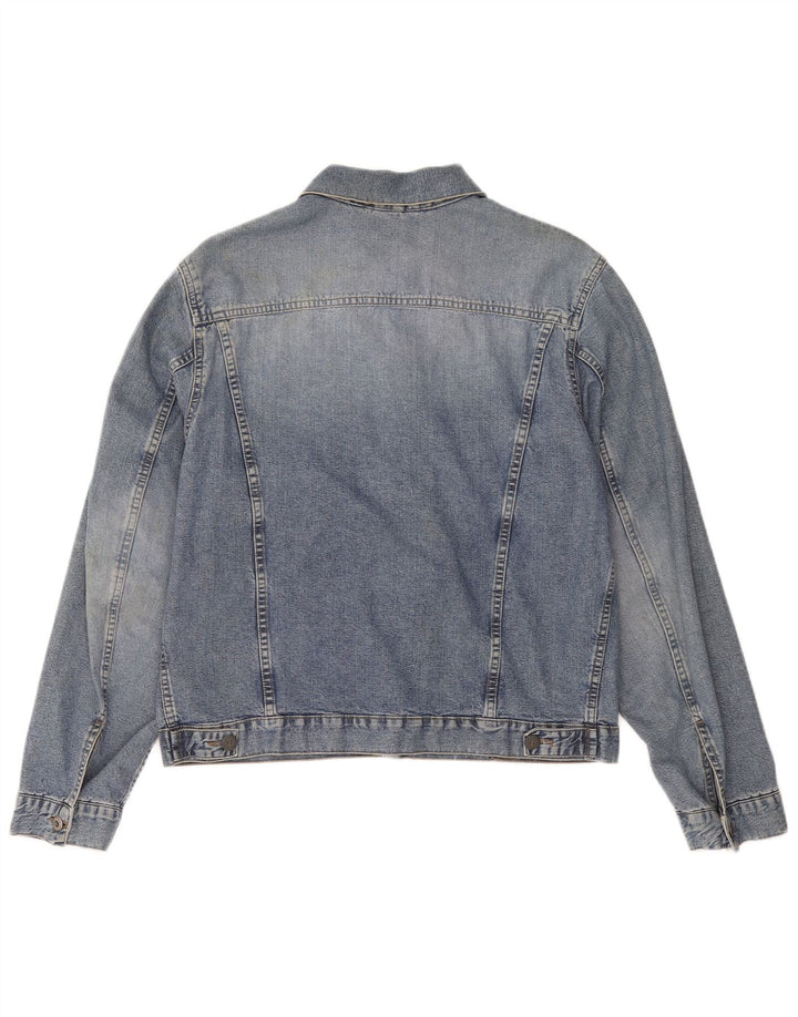 MURPHY & NYE Mens Denim Jacket UK 38 Medium Blue Cotton