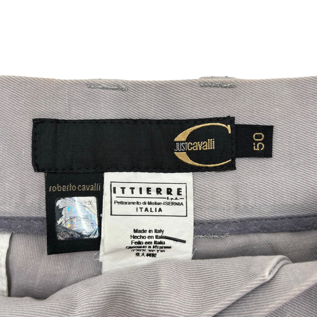 Just Cavalli Mens Grey Suit Trousers | Vintage High End Designer Dress Pants VTG | Vintage Messina Hembry | Thrift | Second-Hand Messina Hembry | Used Clothing | Messina Hembry 