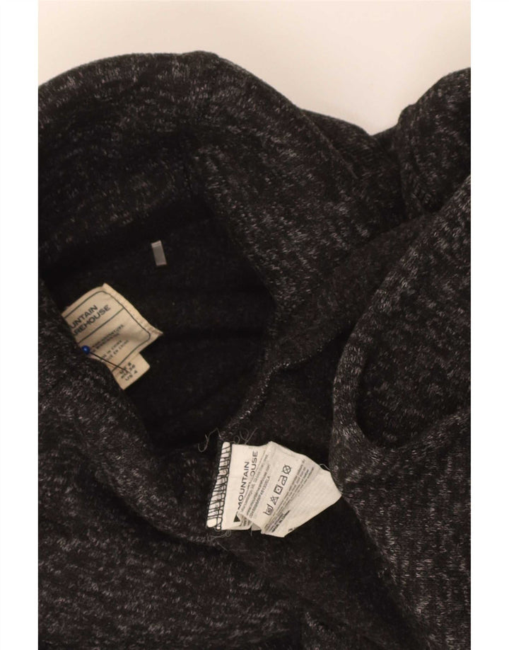 Mountain Warehouse Womens Roll Neck Jumper Sweater UK 8 Small Grey Flecked