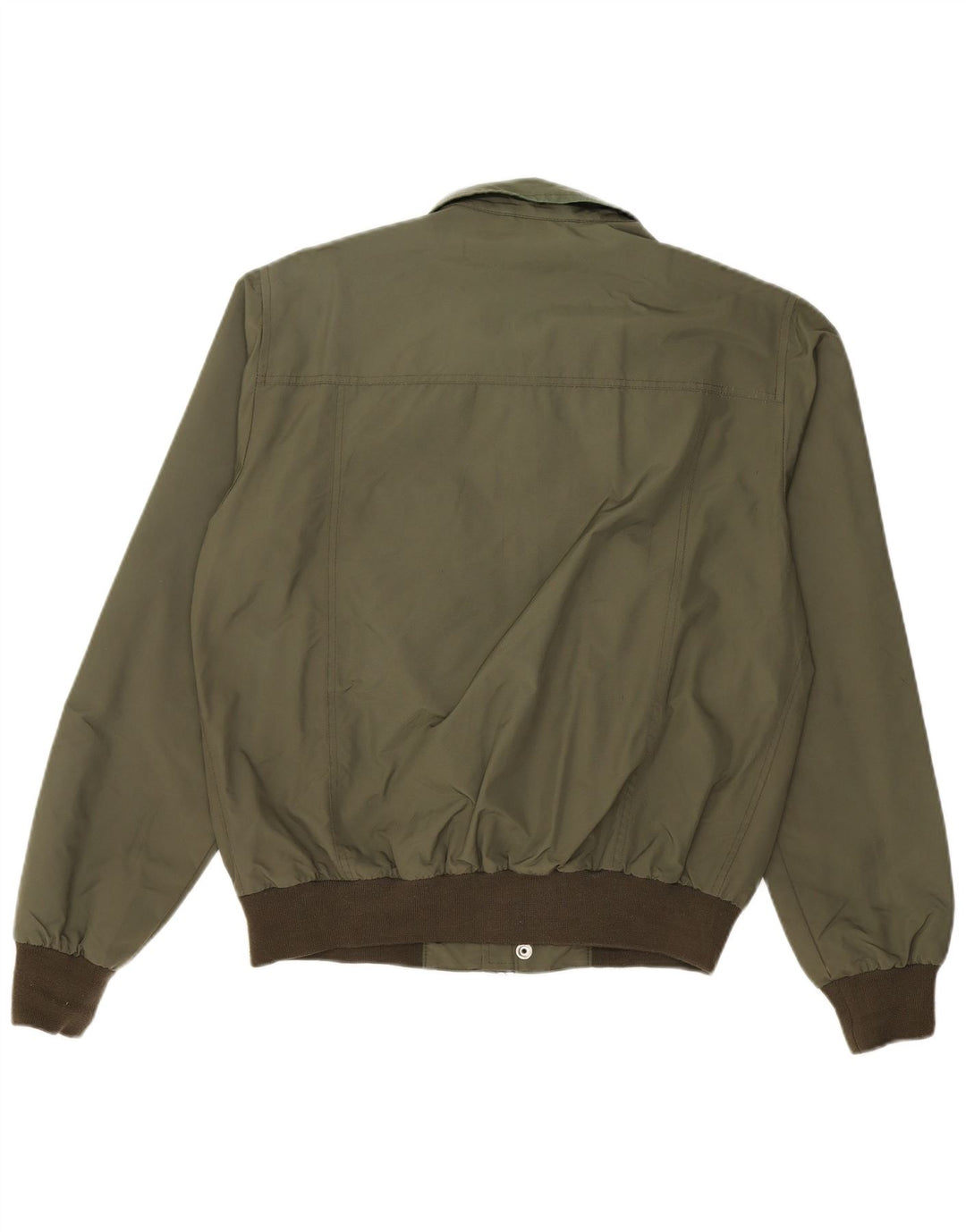 NORTH SAILS Mens Bomber Jacket UK 40 Large Khaki Nylon